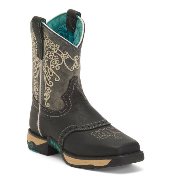 CORRAL BOOTS  Mexico Leather Hydro Resist Square Toe Workwear Western Boots - Picture 1 of 2
